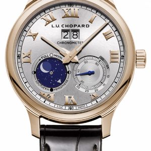 Chopard Herrklocka 161969-5001 L.U.C Silverfärgad/Läder Ø42 mm