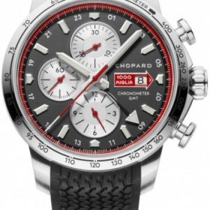 Chopard Herrklocka 168555-3001 Classic Racing GMT Chrono Grå/Gummi