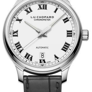 Chopard Herrklocka 168558-3002 L.U.C 1937 Classic Vit/Läder Ø42 mm