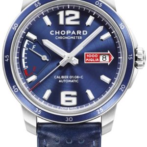 Chopard Herrklocka 168566-3011 Mille Miglia Blå/Läder Ø43 mm