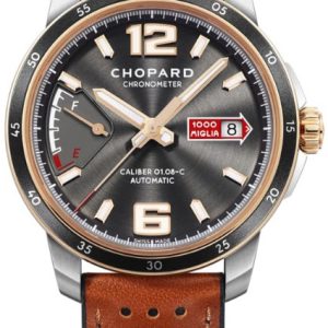 Chopard Herrklocka 168566-6001 Mille Miglia Svart/Läder Ø43 mm