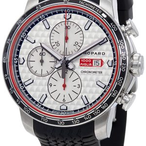 Chopard Herrklocka 168571-3002 Mille Miglia Silverfärgad/Gummi Ø44