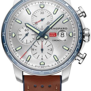 Chopard Herrklocka 168571-3010 Mille Miglia Silverfärgad/Gummi Ø44