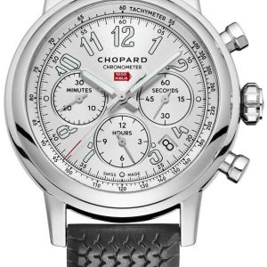 Chopard Herrklocka 168589-3001 Mille Miglia Silverfärgad/Gummi Ø42