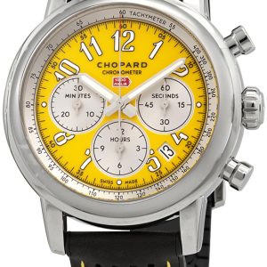 Chopard Herrklocka 168589-3011 Mille Miglia Gul/Läder Ø42 mm