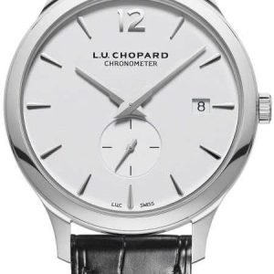 Chopard Herrklocka 168591-3001 L.U.C Vit/Läder Ø40 mm