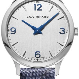 Chopard Herrklocka 168592-3001 L.U.C Silverfärgad/Läder Ø40 mm