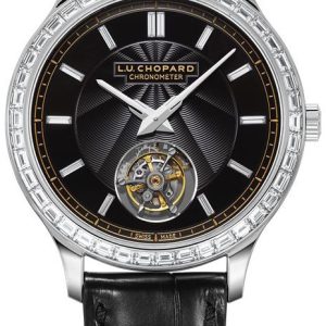 Chopard Herrklocka 171978-9001 L.U.C Svart/Läder Ø40 mm