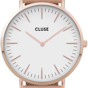 Cluse 99999 Damklocka CW0101201001 Vit/Roséguldstonat stål Ø38 mm