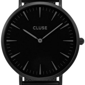 Cluse Damklocka CL18111 Svart/Stål Ø38 mm