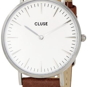 Cluse Damklocka CL18210 La Boheme Vit/Läder Ø38 mm