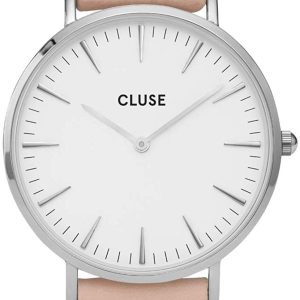 Cluse Damklocka CL18231 La Boheme Vit/Läder Ø38 mm