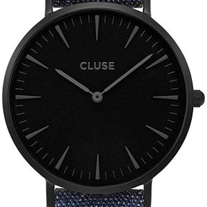 Cluse Damklocka CL18507 La Boheme Svart/Läder Ø38 mm