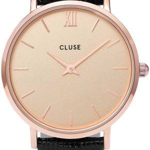 Cluse Damklocka CL30051 Roséguldstonad/Läder Ø33 mm