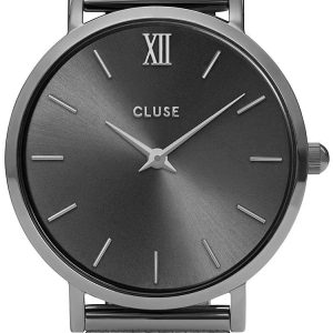 Cluse Damklocka CL30067 Minuit Grå/Stål Ø33 mm