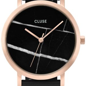 Cluse Damklocka CL40104 Svart/Läder Ø33 mm