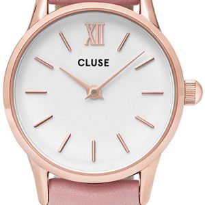 Cluse Damklocka CL50010 La Vedette Vit/Läder Ø24 mm