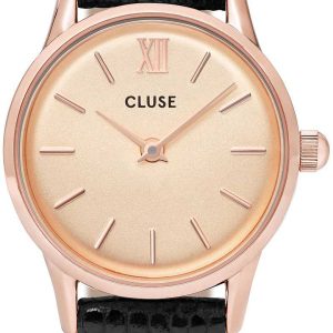 Cluse Damklocka CL50028 Roséguldstonad/Läder Ø24 mm