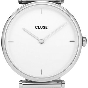 Cluse Damklocka CL61001 Triomphe Vit/Roséguldstonat stål Ø33 mm