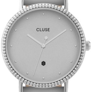 Cluse Damklocka CL63004 Triomphe Silverfärgad/Läder Ø33 mm