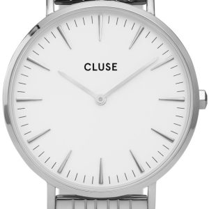 Cluse Damklocka CW0101201023 La Boheme Vit/Stål Ø38 mm