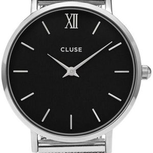 Cluse Damklocka CW0101203005 Svart/Stål Ø33 mm