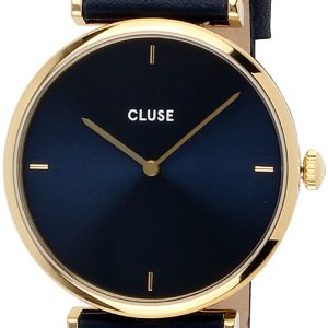 Cluse Damklocka CW0101208011 Triomphe Blå/Läder Ø33 mm