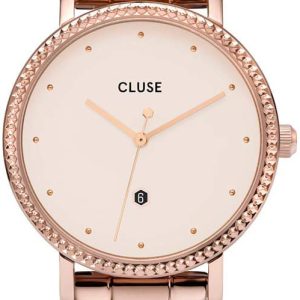 Cluse Damklocka CW0101209009 Vit/Roséguldstonat stål Ø33 mm