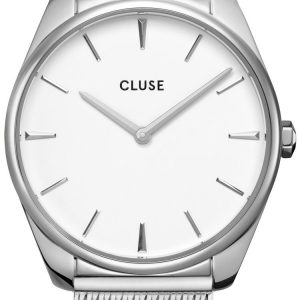 Cluse Damklocka CW0101212001 Vit/Stål Ø36 mm