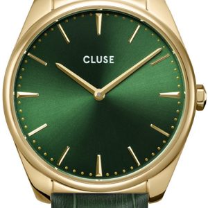 Cluse Damklocka CW0101212006 Feroce Grön/Läder Ø36 mm