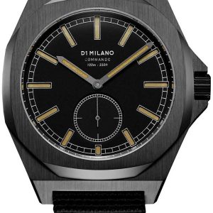 D1 Milano Herrklocka MTNJ01 Commando Svart/Textil Ø38 mm