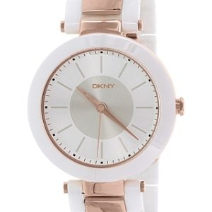 DKNY Ceramic Damklocka NY2290 Silverfärgad/Keramik Ø37 mm