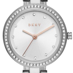 DKNY City Link Damklocka NY2824 Silverfärgad/Stål Ø26 mm