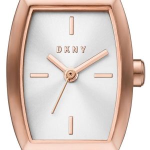 DKNY Crosswalk Damklocka NY2937 Vit/Roséguldstonat stål Ø22 mm