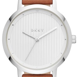 DKNY Damklocka NY2676 The Modernist Vit/Läder Ø32 mm