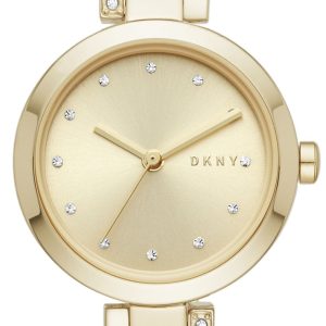 DKNY Damklocka NY2830 Crosswalk Guldtonad/Guldtonat stål Ø26 mm