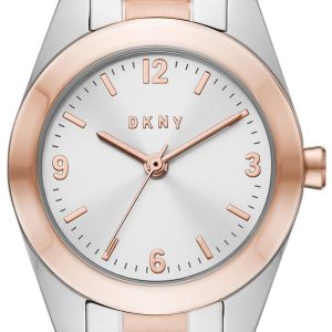 DKNY Damklocka NY2923 Nolita Silverfärgad/Roséguldstonat stål Ø26