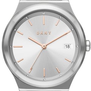 DKNY Damklocka NY2946 Parsons Vit/Stål Ø34 mm