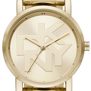 DKNY Damklocka NY2959 Soho Guldtonad/Guldtonat stål Ø34 mm