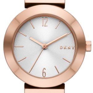 DKNY Damklocka NY2965 Stanhope Vit/Roséguldstonat stål Ø29 mm