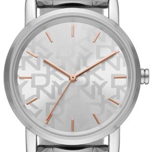 DKNY Damklocka NY2968 Soho Vit/Stål Ø34 mm