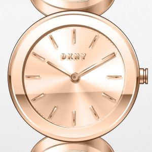 DKNY Damklocka NY2985 City Link Roséguldstonad/Roséguldstonat stål