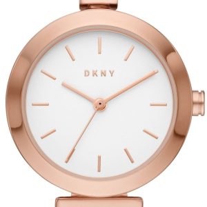 DKNY Damklocka NY2992 Uptown D Vit/Roséguldstonat stål Ø28 mm