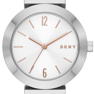 DKNY Damklocka NY2995 Stanhope Silverfärgad/Läder Ø29 mm