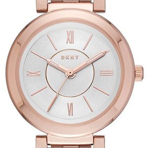 DKNY Dress Damklocka NY2592 Silverfärgad/Roséguldstonat stål Ø28