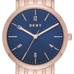 DKNY Dress Damklocka NY2611 Blå/Roséguldstonat stål Ø36 mm