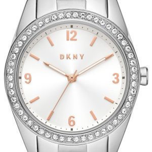 DKNY Nolita Damklocka NY2901 Vit/Stål Ø34 mm