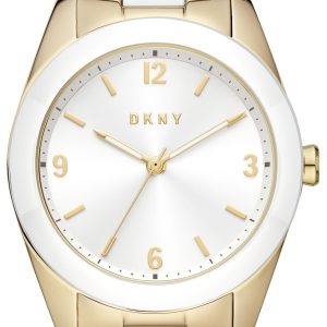 DKNY Nolita Damklocka NY2907 Silverfärgad/Guldtonat stål Ø34 mm