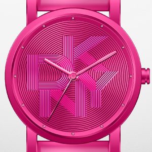 DKNY Soho Damklocka NY6613 VALUE_INKNOWN Rosa/Gummi Ø34 mm