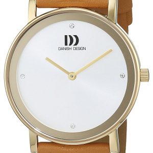 Danish Design Classic Damklocka 3320209 Vit/Läder Ø34 mm